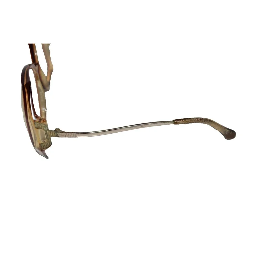 Vtg 80s Tura Oversized Drop Arm Eyeglasses Glasses Frames Womens BIG MOD 378
